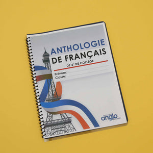 Paquete de libretas SEGUNDO SECUNDARIA y antología Francés AngloMexicano