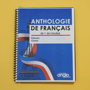 Paquete de libretas PRIMERO SECUNDARIA y antología Francés AngloMexicano